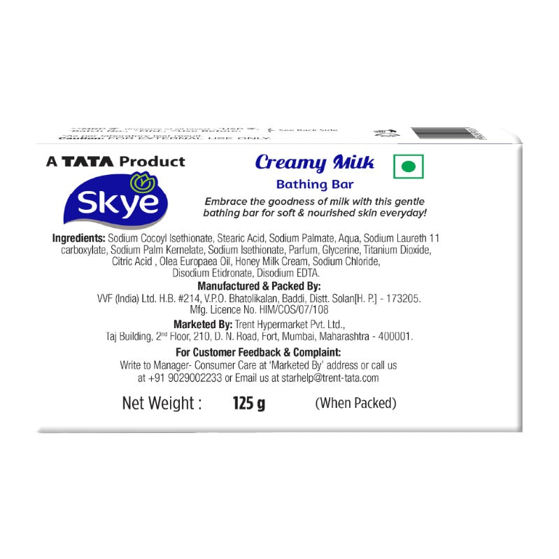 Skye Creamy Bathing Soap, 125 g