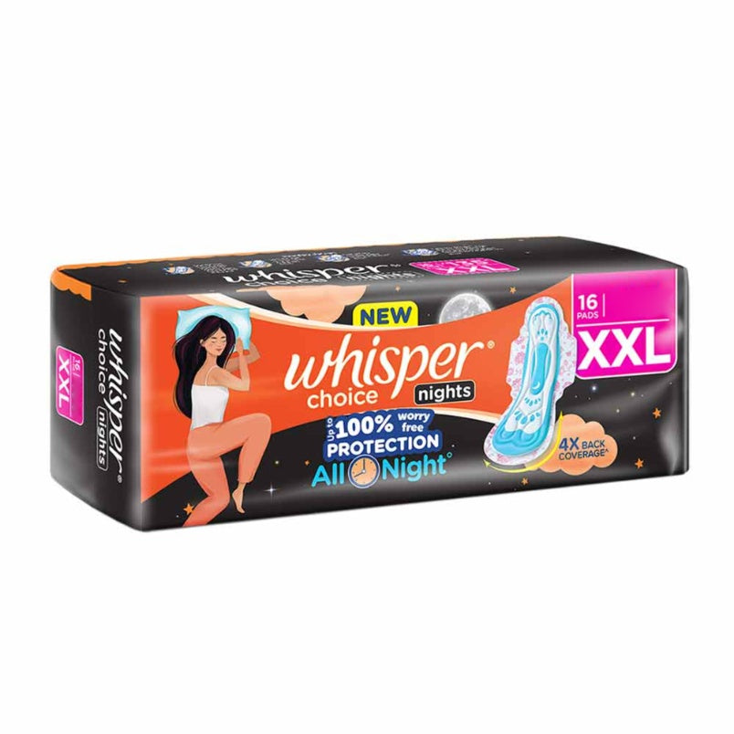 Whisper Choice Night Xxl pack of 18