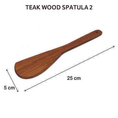 Smartle Teak Spatula 2 pack of 1