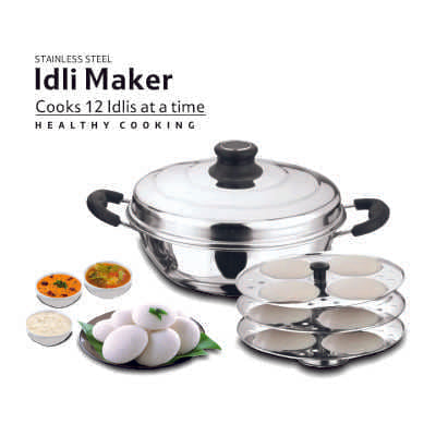Smartle Flate Bottom Idli (12Pc) Maker 1 pc