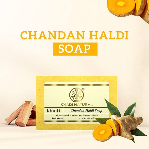 Khadi Earth Turmeric Sandalwood Soap 125 g