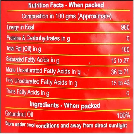 Freedom Groundnut Oil Pouch 1 ltr