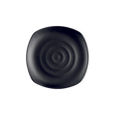 Smartle Square Matt Black Small Plate 1 pc