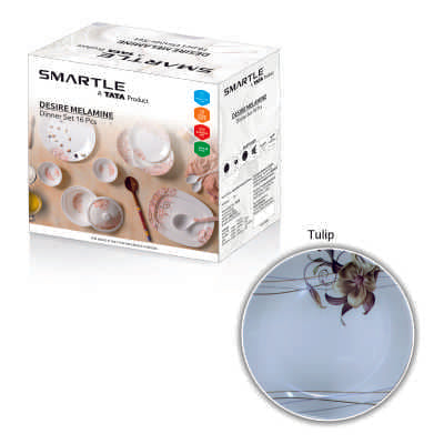 Smartle Desire Dinner Set Tulip set of 16 pcs