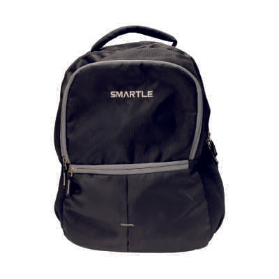 Smartle Laptop Backpack Plain Black 1 pc