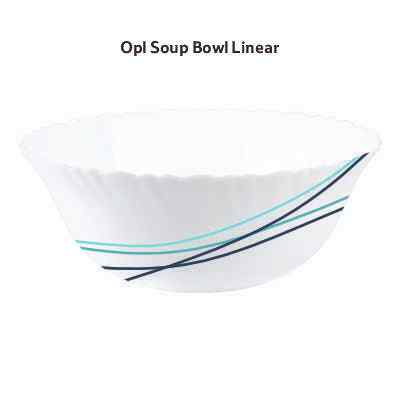 Smartle Opalware Soup Bowl Linear 1 pc