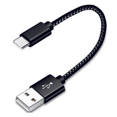Smartle C Type Braided Usb Black 1 pc