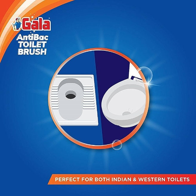 Gala Double Hockey Toilet Brush With Con 1 pc