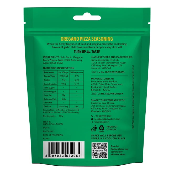 Snapin Oregano Seasoning Combo 50 g