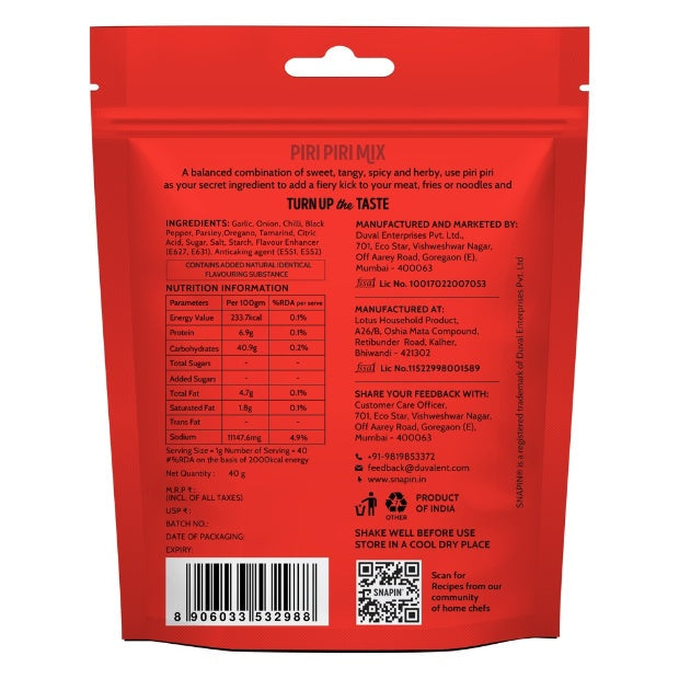 Snapin Piri Piri Combo 40 g