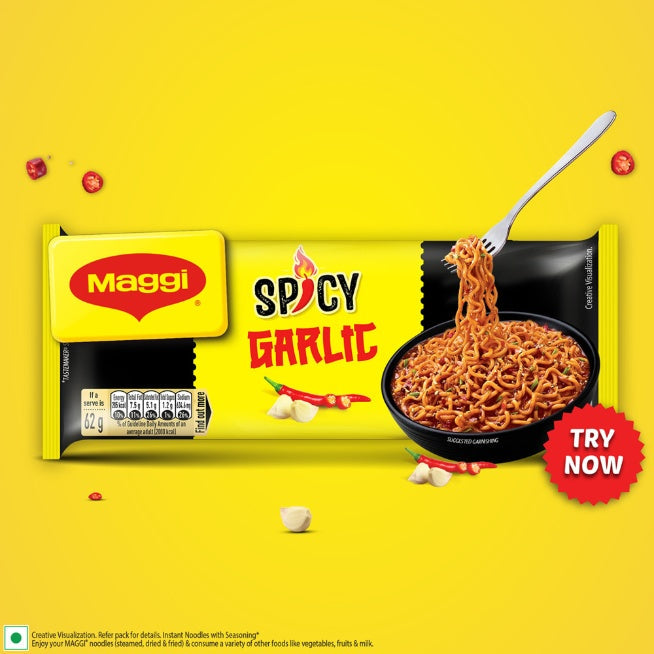 Maggi 2 Min Spicy Garlic Noodles 248 g