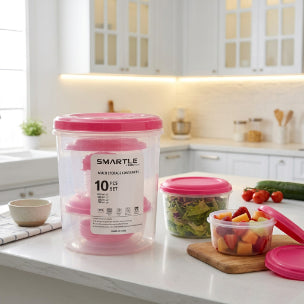 Smartle Container Pink set of 10