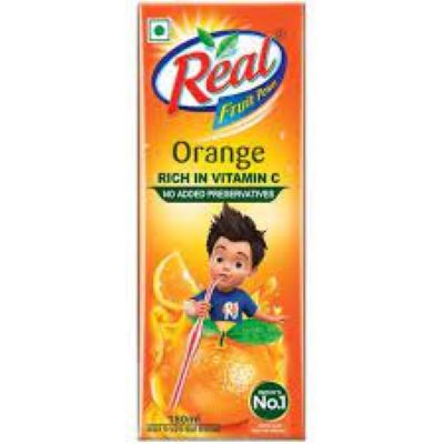 Real Orange Juice Tetrapak 180 ml