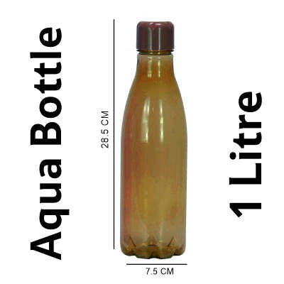 Smartle Aqua Bottle Brown 1 Ltr pack of 1