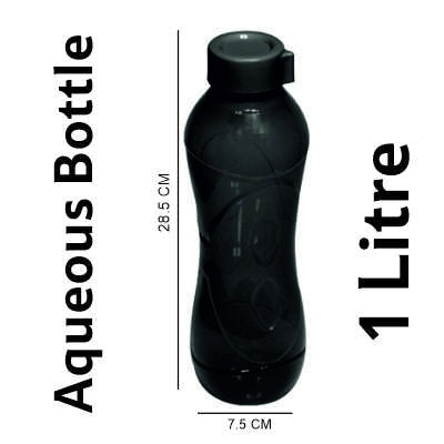 Smartle Aqueous Bottle Black 1 Ltr pack of 1