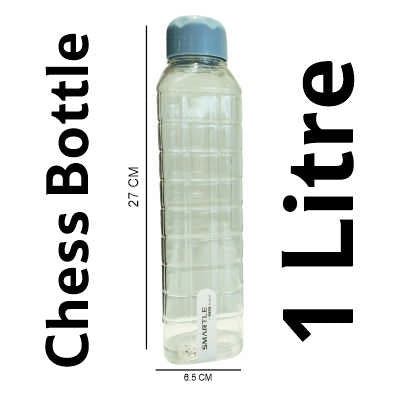 Smartle Chess Bottle Blue 950 Ml pack of 1