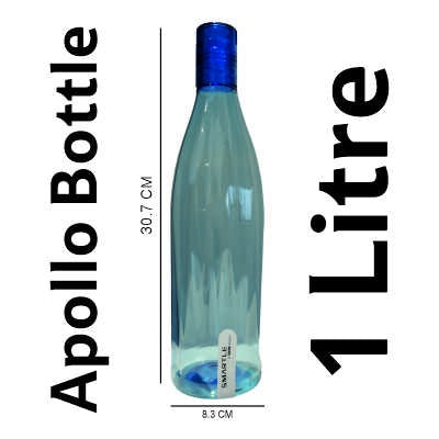 Smartle Apolloe Bottle Blue 1 Ltr pack of 1