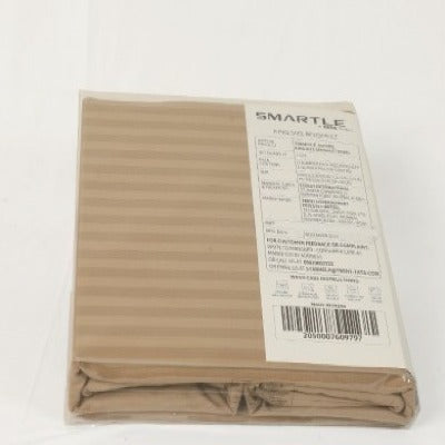 Smartle Adore King Bedsheet Khaki 1 pc