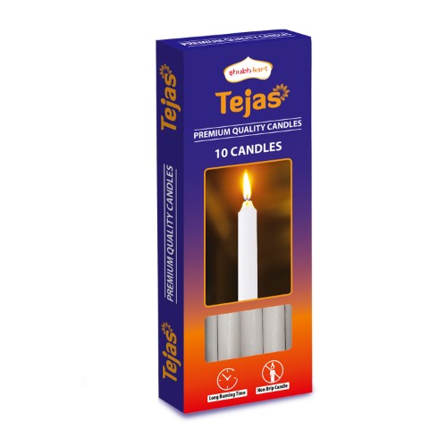 Shubhkart Candle pack of 10