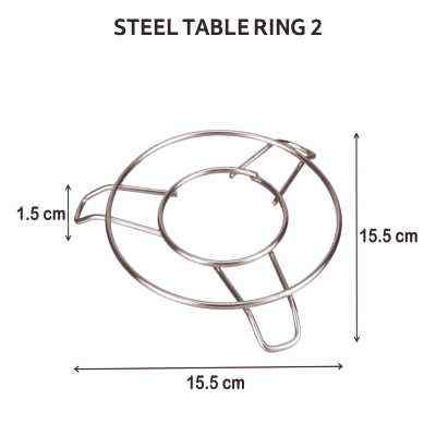 Smartle Steel Table Ring No.2 1 pc