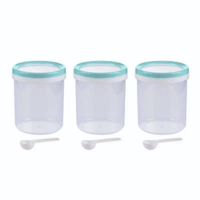 Smartle Easy Spin Container 1.5 Ltr Green set of 3