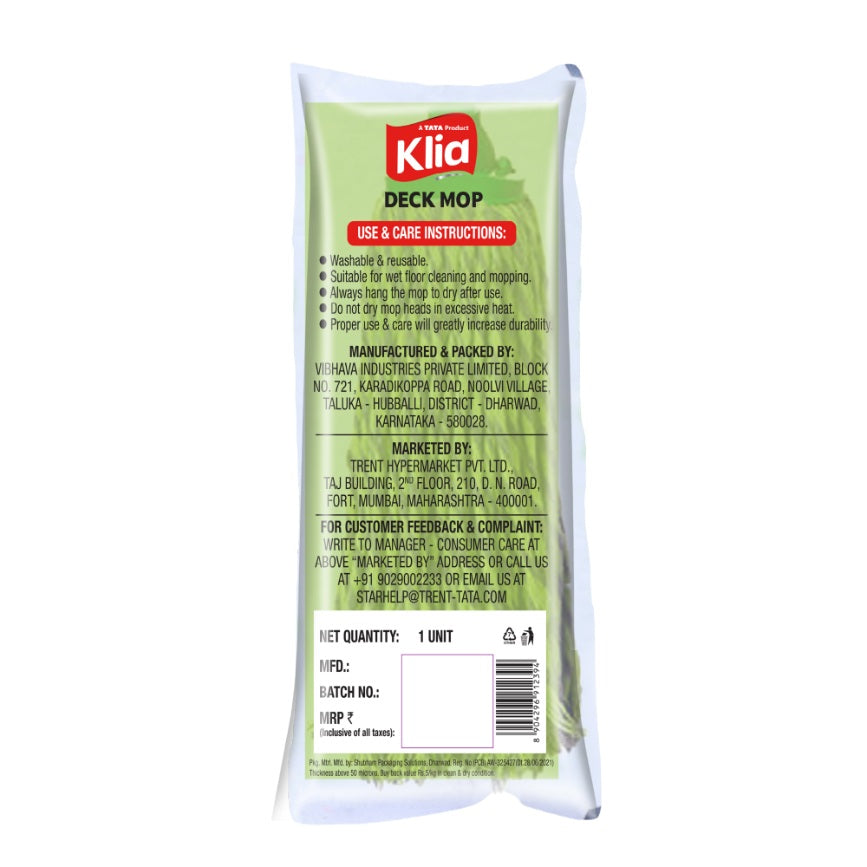 Klia Deck Mop, 1 Pc
