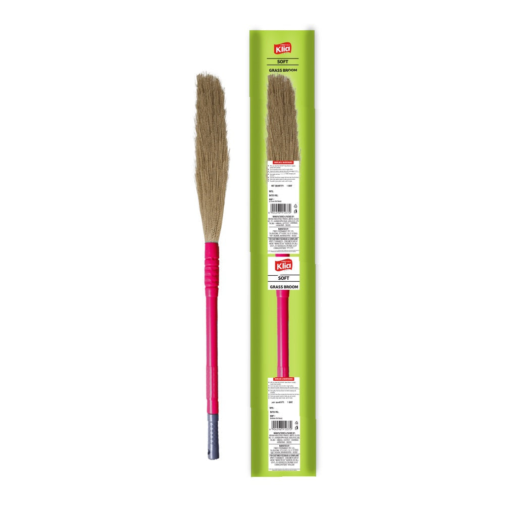 Klia Soft Grass Broom, 1 Pc