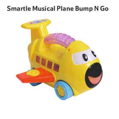 Smartle Musical Plane Bump N Go 1 pc