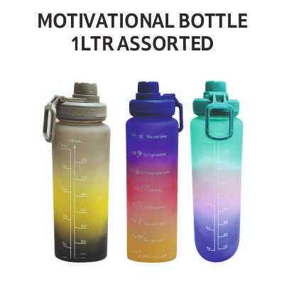 Smartle Motivational Bottle 1 Ltr Assorted 1 pc