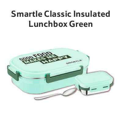 Smartle Classic Insulated Lunch Box Green 1 pc