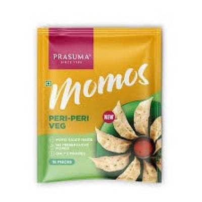Prasuma Periperi Veg Momos 15 Pcs 250 gm