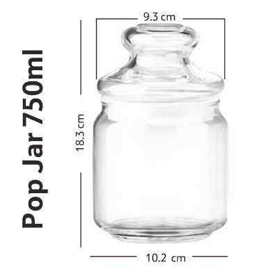Smartle Pop Jar 750 Ml 1 pc