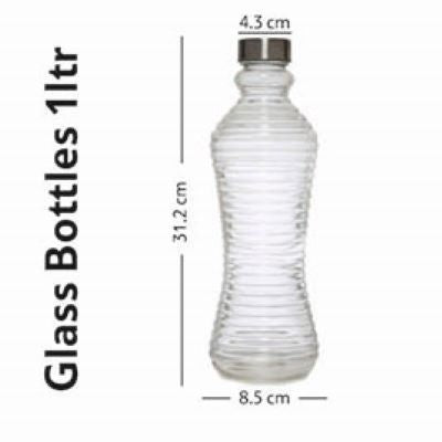 Smartle Glass Bottle 1 Ltr 1 Pc