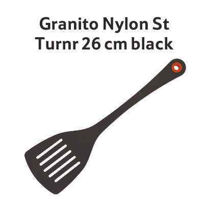 Smartle Granito Nylon Steel Turner Black 26 Cm 1 pc