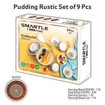 Smartle Rustic Pudding Set set of 9