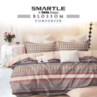 Smartle Blossom Double Comforter Herringbone Grey 1 pc