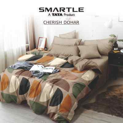 Smartle Dohar Geometric Brown 218X240 Cm 1 pc