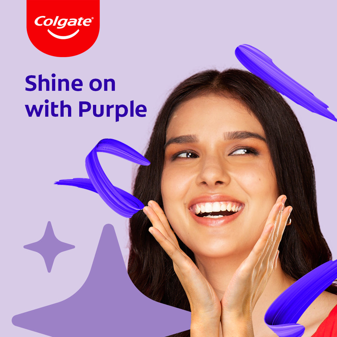 Colgate Visible White Purple Toothpaste 120 gm
