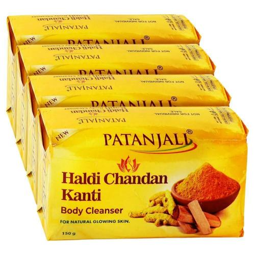 Patanjali Haldi Chandan Soap 4X150 Gm – Starquik