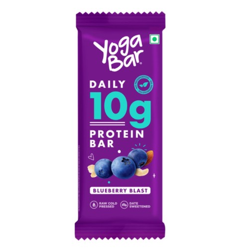Yogabar Blueberry Blast Protein Bar 50 gm