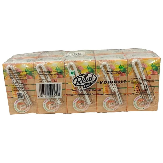 Real Mix Fruit Juice 125 ml ( pack of 10)