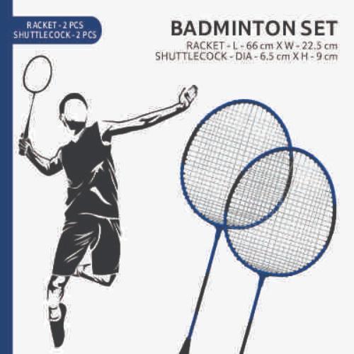 Smartle Badminton Racket With Shuttle set of 2