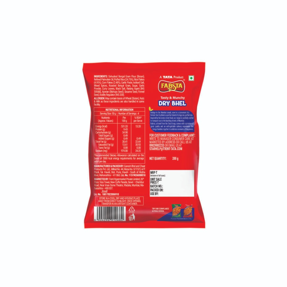Fabsta Dry Bhel, 200 g