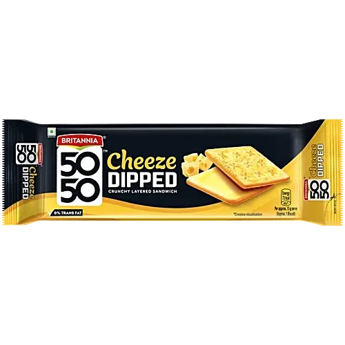 Britannia 50 50 Cheese Dipped 150 g