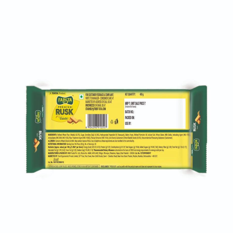 Fabsta Premium Rusk, 58 g