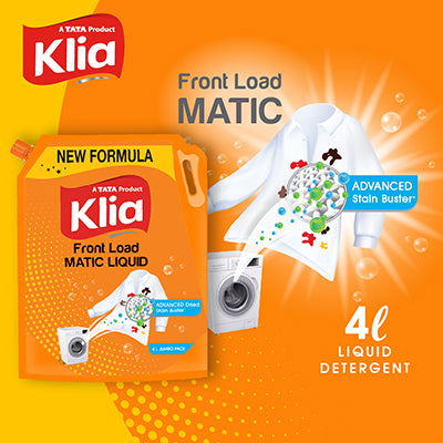 Klia Matic Liquid Detergent Front Load 4 ltr