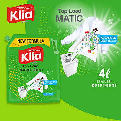 Klia Matic Liquid Detergent Top Load 4 ltr