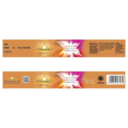 Mangaldeep Fusion Aggarbatti 213 gm