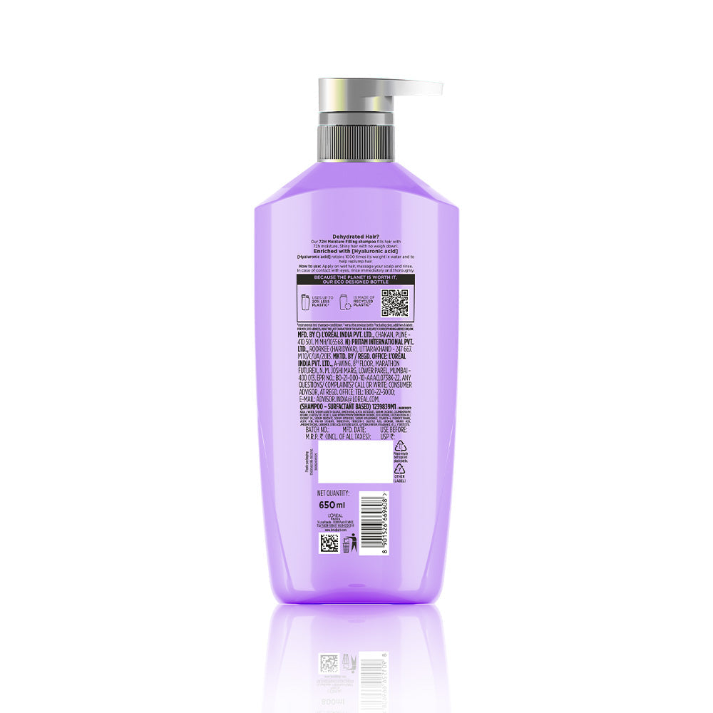 L'Oreal Paris Hyaluron Pure Shampoo 650ml