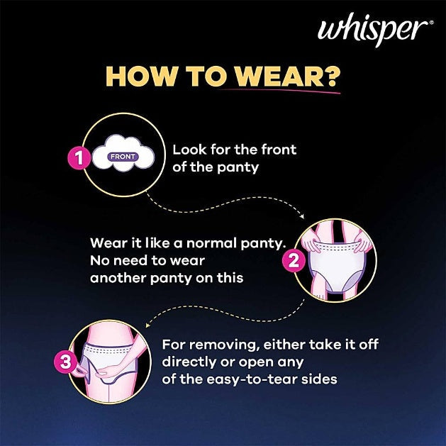 Whisper Period Panty M L pack of 6